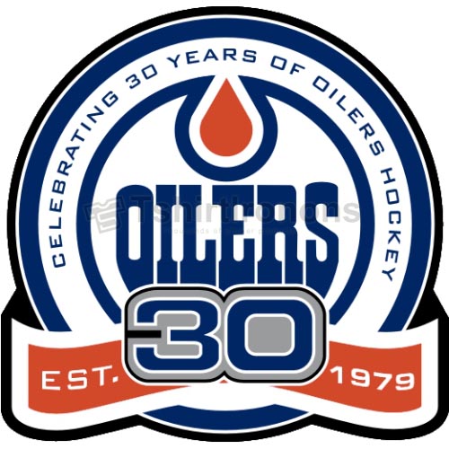 Edmonton Oilers T-shirts Iron On Transfers N153 - Click Image to Close